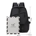 thumbnail image 3 of Utility Drawstring Buckle Backpack Multi Side Adjust Straps for Ages 5rd 6th 8th 10th Lightweight Waterproof Back To School Casual Laptop Bookbag, 3 of 3