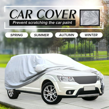 SUV Car Cover- Full Breathable UV Dust Waterproof Sun Snow Heat Resistant Outdoor SUV Protector Universal Fit Schneebest?ndig SUV,