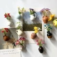 thumbnail image 4 of Flower Vase Magnets for Fridge,Ceramic Vase Fridge Magnets,Funny Mini Plant Magnets,Simulation Ceramic Flower Vase 3d Refrigerator Magnet,Tiny Plant Vase for Refrigerator Decoration Kitchen Locker, 4 of 7