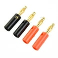 thumbnail image 4 of High Quality 4Mm Banana Plug Male Connector Gold Audio Speaker Wire Cables 4Pcs, 4 of 8