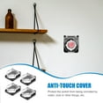 thumbnail image 2 of WRITWAA 4-Pack Round Button Protectors Clear Plastic Covers for Kitchen Appliances and Furniture, 2 of 10