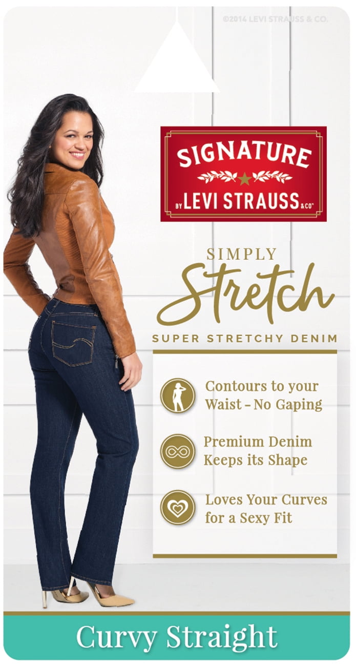 levi signature curvy jeans