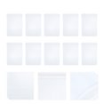thumbnail image 2 of 200pcs Clear Zipper Lock Storage Bags Thickened Transparent Plastic Seal Bags, 2 of 9