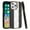 Black, variant on For Apple iPhone 12 / 12 Pro Fashion Leather Bling Diamonds Rhinestone Sparkle Hybrid Chrome Camera Edge Shockproof Cover ,Xpm Phone Case [ Pink ]