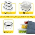 thumbnail image 5 of 52 PCS Food Storage Containers Set with Airtight Lids (26 Lids &26 Containers) - BPA-Free Plastic Food Container for Kitchen Storage Organization, Salad Fruit Lunch Containers with Labels & Marker, 5 of 12