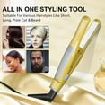 Titanium Straightening Travel Mini 2 in 1 Flat Iron, Dual Voltage