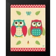 thumbnail image 2 of Metz, Andi 15x18 Black Modern Framed Museum Art Print Titled - Wise Owls II, 2 of 5
