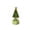 Green & Gold, variant on QIAOIDEA Clear Glass Christmas Tree Figurine with Green Blue Swirl Lines