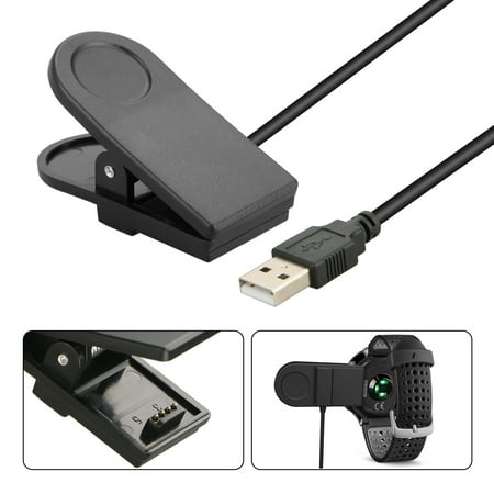 USB Clip Charger For Garmin Forerunner 35/645/230/235/630/735XT, Garmin Approach S60/S20, Garmin Vivomove HR