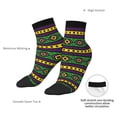 thumbnail image 6 of Sigee Carnival Mardi Gras for Crew Soft Moisture-wicking Socks ,Cushion Moisture Wicking Boot Socks for Men and Women, 6 of 7