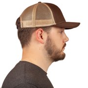Men’s Logo Trucker Cap (Brown)
