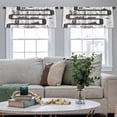 thumbnail image 4 of LALILO Kitchen Curtain Valance Animal Cute Nursery With Rod Pocket Window Curtain 52"x 18" Set of 2, 4 of 5