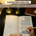 thumbnail image 5 of CCOCC 66-Page Bible Study Guide - Daily Bible Study, Daily Devotional Journal in a Year Study Plan for Women, PU Leather Cover Daily Scripture Quotes Faith-Based Notebook for Prayer Reflections, 5 of 7