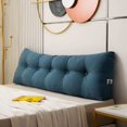 thumbnail image 1 of Home Textiles Washable Removable Triangle Filling Cushion Headboard Bedroom Sofa Bed Back Support Pillow Tatami Lumbar Backrest, 1 of 5