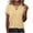 Beige, variant on Summer Tops for Women Crossover V Neck Comfy Fitted Casual Loose Plain Top Tees Tshirts
