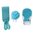 thumbnail image 1 of Seitruly 3 unids/set paño de limpieza corporal de fibra vegetal lavable cuello guante de ducha removedor de piel muerta accesorios de bola de baño Cuerpo del baño Seitruly CE014165-00, 1 of 6