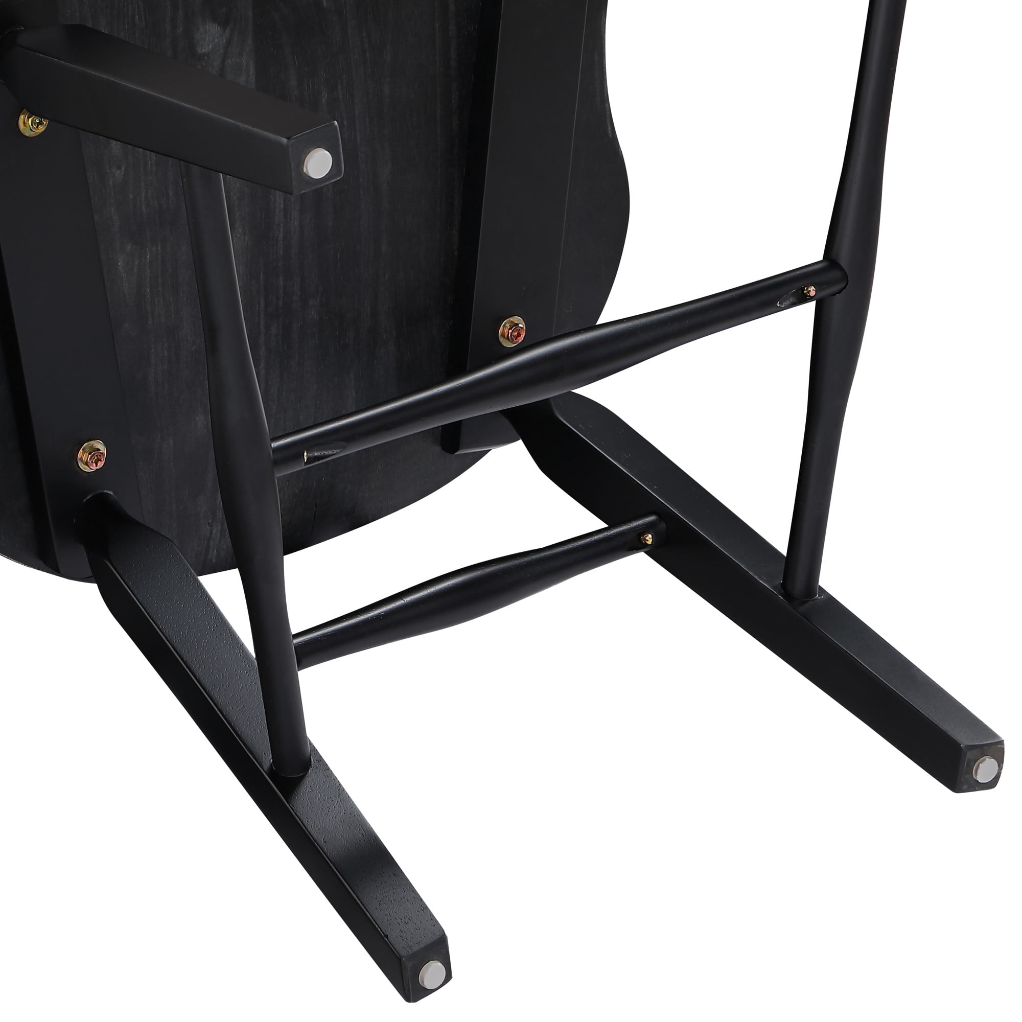 Steve Silver Sommerset Black Windsor Solid Wood Dining Chairs, Set of 2