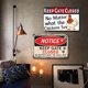 thumbnail image 3 of Placa Metal Vintage para Mantener La Puerta Cerrada Pintura Hierro Rectangular 30x20cm 2 Uds., 3 of 9