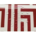 thumbnail image 4 of FBTS Prime 16x17 inch All-Weather Red Maze Outdoor Seat Pads, Pack of 2, 4 of 8