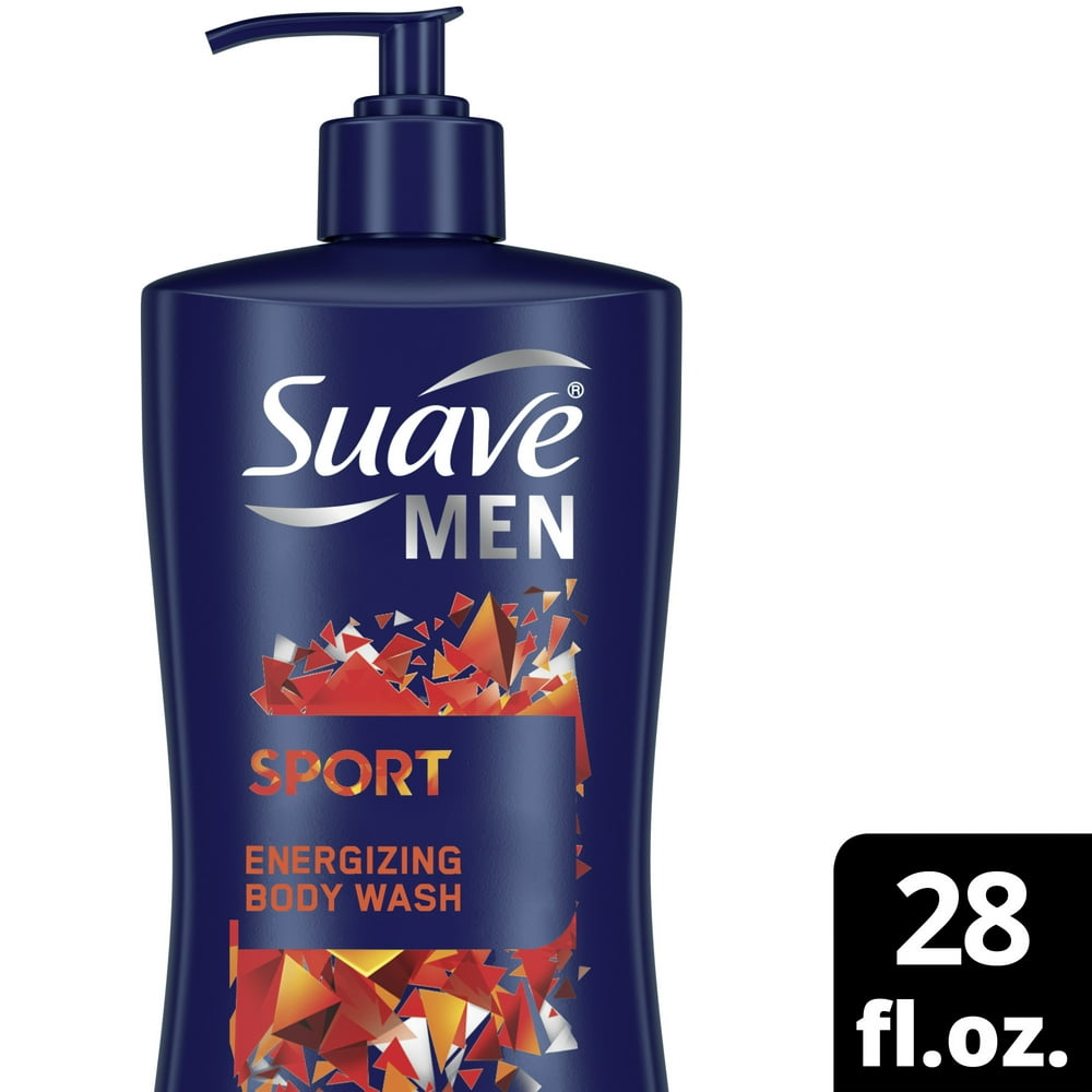 Suave Men Body Wash Sport 28 oz