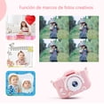 thumbnail image 2 of Camara para Niños Digital, 20MP 1080P Camara Fotografica Niños HD Videocámara Cámara Selfie Recargable con Pantalla de 1.9 Pulgadas, con Tarjeta de Memoria de 32GB, Regalo Niña de 3 a 10 Años(Rosa), 2 of 5