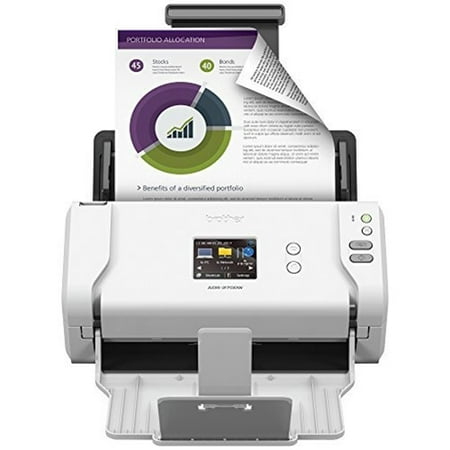 Brother ADS-2700W Wireless High-Speed Color Duplex Desktop Document Scanner with Touchscreen (Best High Volume Document Scanner)