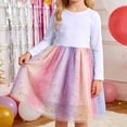 thumbnail image 2 of BJUTIR Summer Dresses For Girls Size 7-8 Y Girl Long Sleeve Casual Dress Soft Daily Wear Comfortable Kids Dress For School And Play White Sundress, 2 of 4