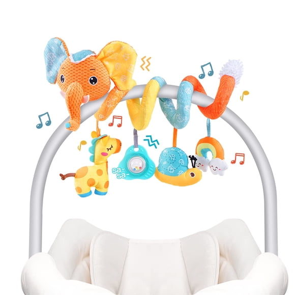 Asiento de coche de juguete Koty Spiral Elephant para bebés de 0 a 6 meses