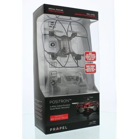 PROPEL: POSITRON 2.4Ghz Indoor/Outdoor Quad Rotor Helicopter (BLACK)