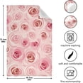 thumbnail image 2 of GZHJMY Rose Flower Kitchen Dish Towel Set of 4, Super Absorbent Soft Drying Cloth Tea Bar Towels, 28"x 18", 2 of 6