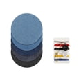 thumbnail image 1 of Autocollant de Réparation de Genou Coupé Aléatoire Autocollant Rond pour Denim, 1 of 1