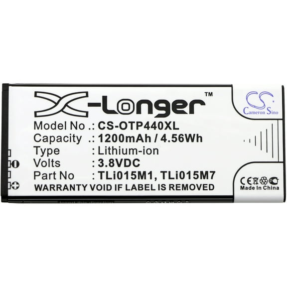 1200mAh TLi015M1 TLi015MA TLi015M7 Battery for Alcatel OT-4034D OT-4034 One Touch Pixi 4 4.0 OT-4034X