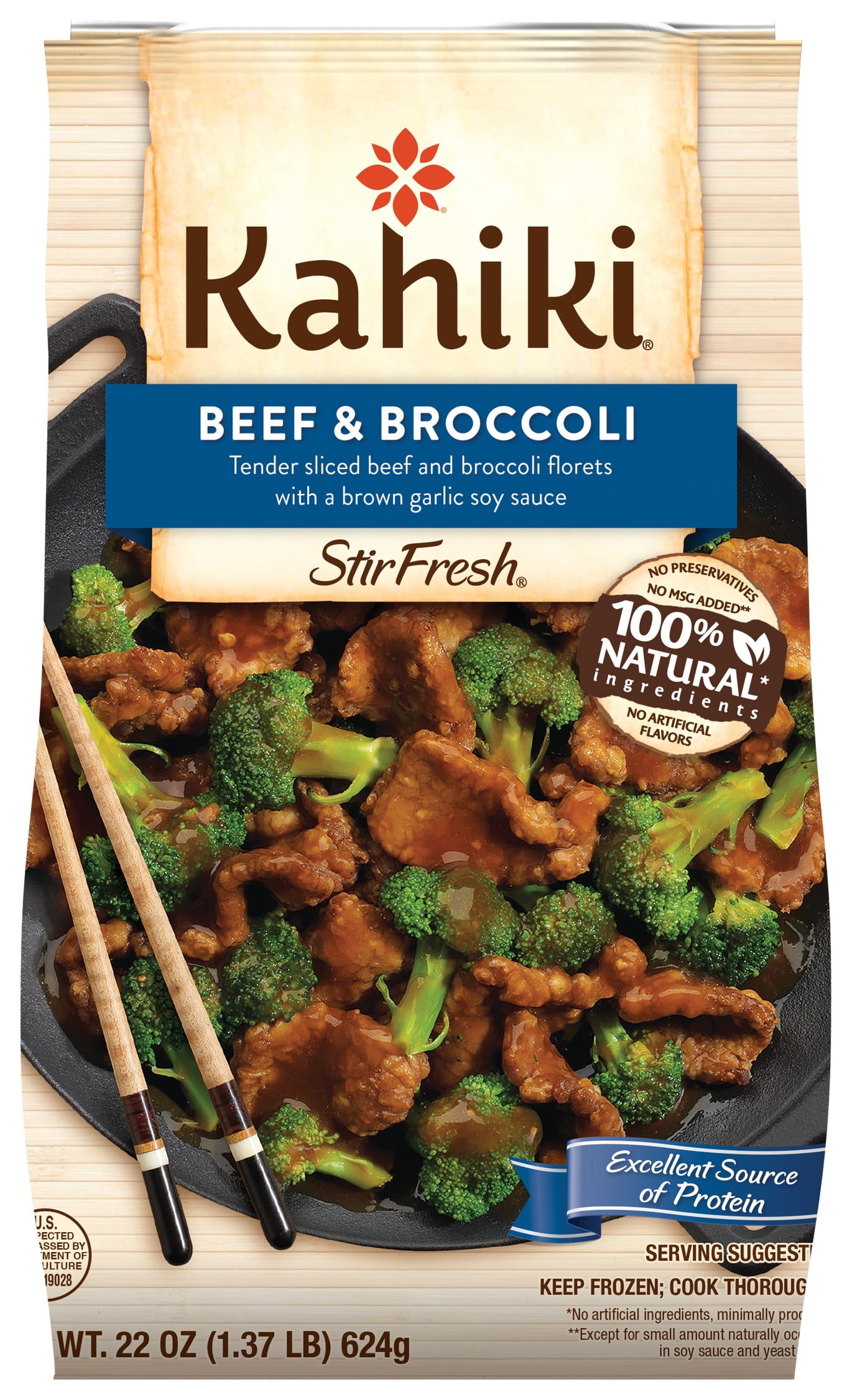 Kahiki Beef Broccoli Stirfresh 22 Oz Frozen Walmart Com Walmart Com