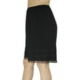 thumbnail image 3 of Underworks Cotton Knit Snip-A-Length Pettipants Culotte Slip Bloomers Split Skirt, 3 of 5