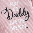 thumbnail image 6 of Okbabeha Daddys Girls Baby Clothes Newborn Infant Ruffle Ribbed Long Sleeve Romper Leopard Jumpsuit Bodysuit Summer Outfit, 6 of 8