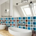 thumbnail image 2 of 10 Pcs/Set Self Adhesive Tile Stickers Art Decals Removable Wall Sticker Kitchen Backsplash Bathroom Home Tidy Protection, 2 of 10