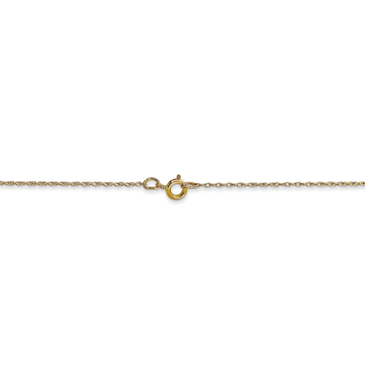 14k Yellow Gold Thin Cable Rope Chain 