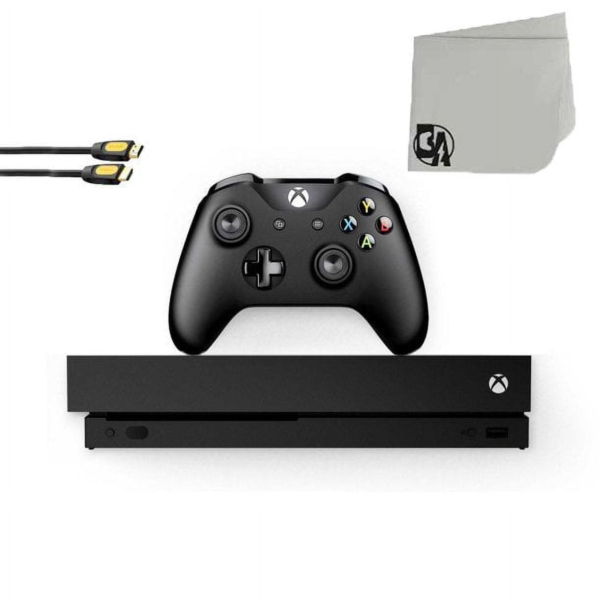 Restored Microsoft Xbox One X 1TB Gaming Console Black with Call of Duty- Modern Warfare BOLT AXTION Bundle (Refurbished)