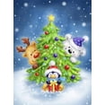 thumbnail image 1 of Pintura de diamantes AB 5D, cuadro de Papá Noel, mosaico de muñeco de nieve, bordado de dibujos animados, conjunto de punto de cruz, decoración del hogar de navidad, regalos de arte, 1 of 4