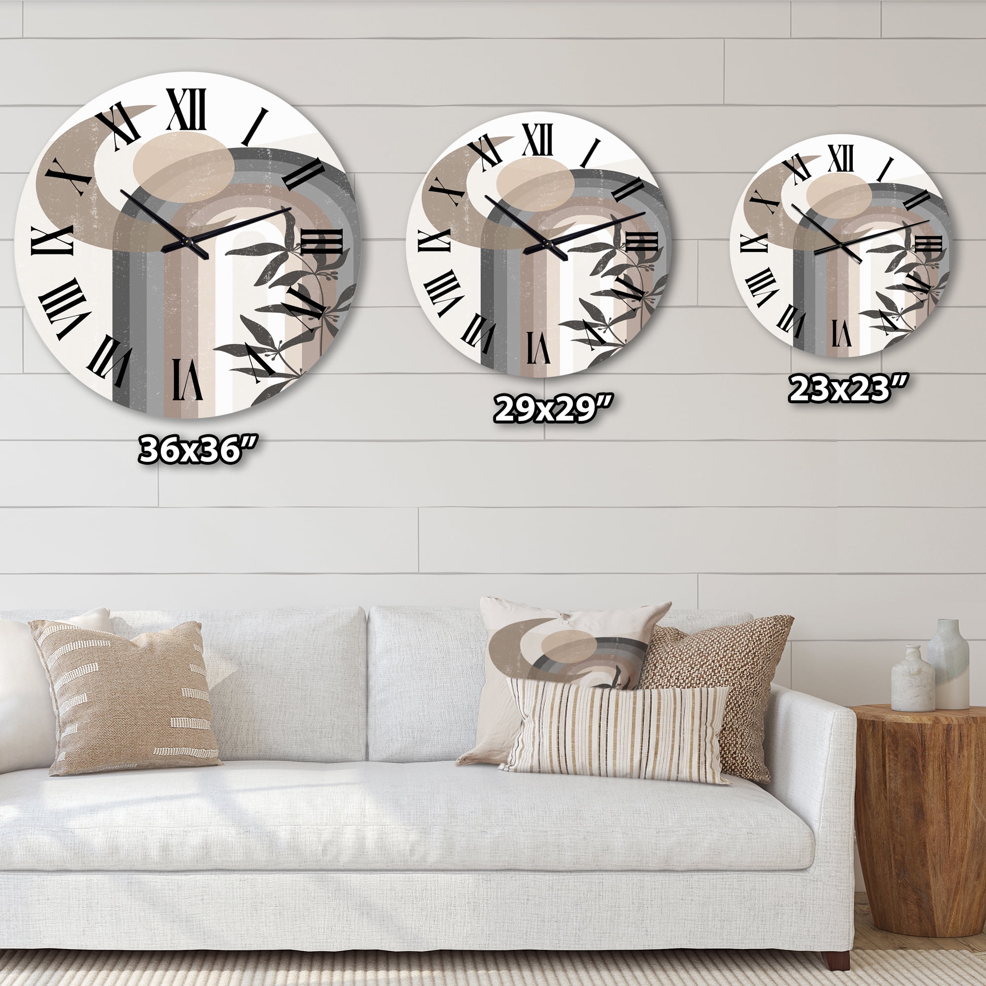Designart 1 in Quartz Modern/Contemporary Wall Clock