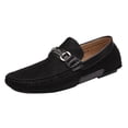thumbnail image 1 of Bruno Marc Men's Comfort Moccasins Loafers Casual Penny Shoes Drving Slip On Shoes SANTONI-03 BLACK Size 14, 1 of 5
