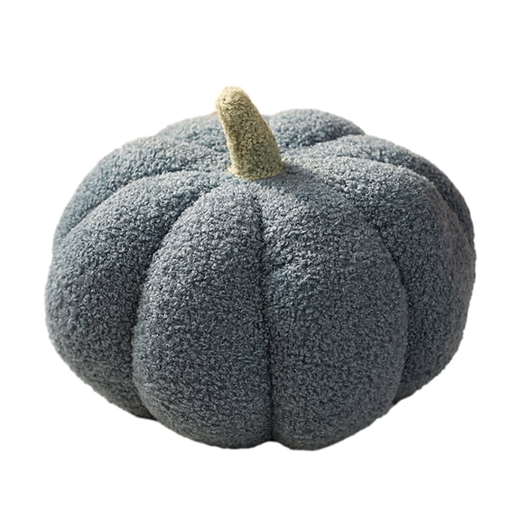 HHBEAUTY Stuffed Pumpkin Pillow Fluffy Plush 3D Pumpkin Shaped Decoration Fall Thanksgiving Halloween Pillow Cushion Cute Soft Throw for Sofa Couch Supplies