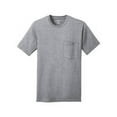 thumbnail image 1 of Port & Company 100% Cotton Pocket T-Shirt - Athletic Heather - Small, 1 of 1