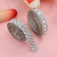 thumbnail image 7 of WHAMVOX  2 Rolls Rhinestone Ribbon Self Adhesive Rhinestones Band Miss, 7 of 7