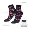 thumbnail image 6 of Sigee Skull mushroom colorful for Crew Soft Moisture-wicking Socks ,Cushion Moisture Wicking Boot Socks for Men and Women, 6 of 7