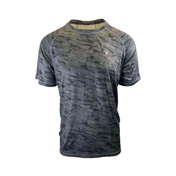 Spyder Swim Men's Camo T-Shirt Rashguard Surf - Sand - Sun Short Sleeve