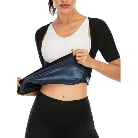 

LELINTA Women Neoprene Sauna Sweat Waist Trainer Vest for Weight Loss Gym Workout Body Shaper TaLELINTA Top Hot Sweat Shirt with Zipper