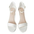 thumbnail image 7 of J. Adams Daisy Sandals, Ankle Strap Block Heel Block Heel Open Toe Shoes, Comfortable and Stylish Women Heel, 7 of 7