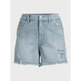 thumbnail image 6 of Sofia Jeans Women's Chi Shortie High Rise Fray Hem Shorts, 3.5" Inseam, Sizes 00-22, 6 of 6