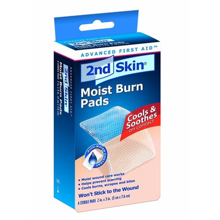 Spenco Medical 2nd Skin  Moist Burn Pads, 4 ea